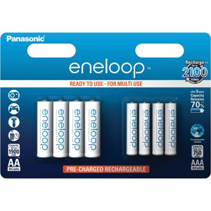 Panasonic-Eneloop HR6 1900mAh + HR03 750mAh