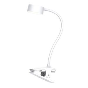 SOLIGHT WO3001-W LED STOLNA NABIJACIA LAMPICKA, 2W, 210LM, 3CCT, BIELA, CLIP vystavený kus
