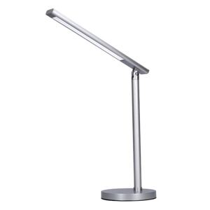 SOLIGHT WO53-S LED STOLNA LAMPICKA, 7W, STMIEVATELNA, ZMENA CHROMATICKOSTI, STRIEBORNA vystavený kus