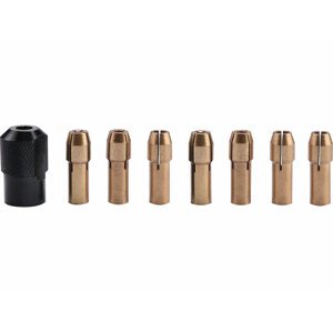 Skľučovadlá pre priame brúsky, sada 8ks, 1-1,6-2-2,3-3-2x3,2mm