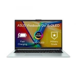 ASUS VIVOBOOK GO 15 E1504FA-OLED180W 15.6 FHD R5/8GB/512GB W11 GREEN GREY vystavený kus
